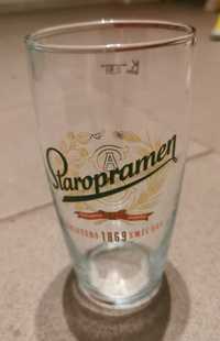 Staropramen 0.5 l szklanka do piwa (lata 90-te)