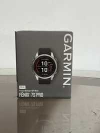 Смарт-годинник Garmin Fenix 7S Pro Solar Silver w. Graphite Band