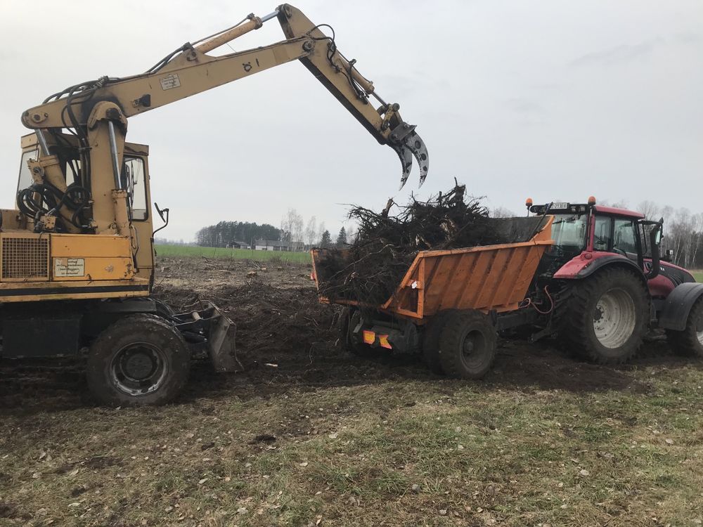 Koszenie łąk bagien torfów usługi mulczerem usługi leśne