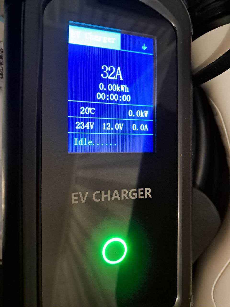 Зарядка для електромобіля EV Charger 7KW 32A, GBT WI-FI 5 метрів