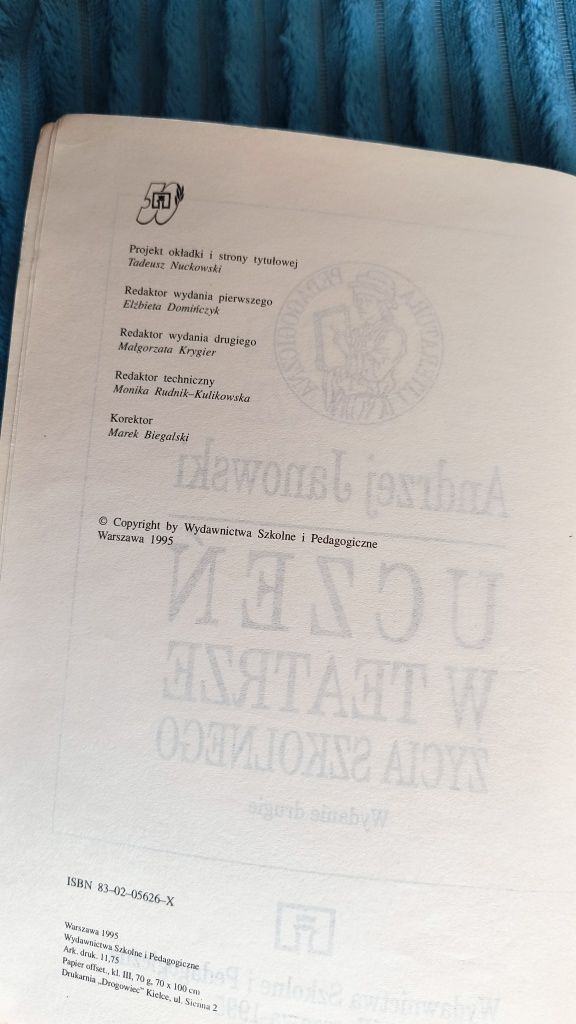 Uczeń w teatrze życia szkolnego Andrzej Janowski