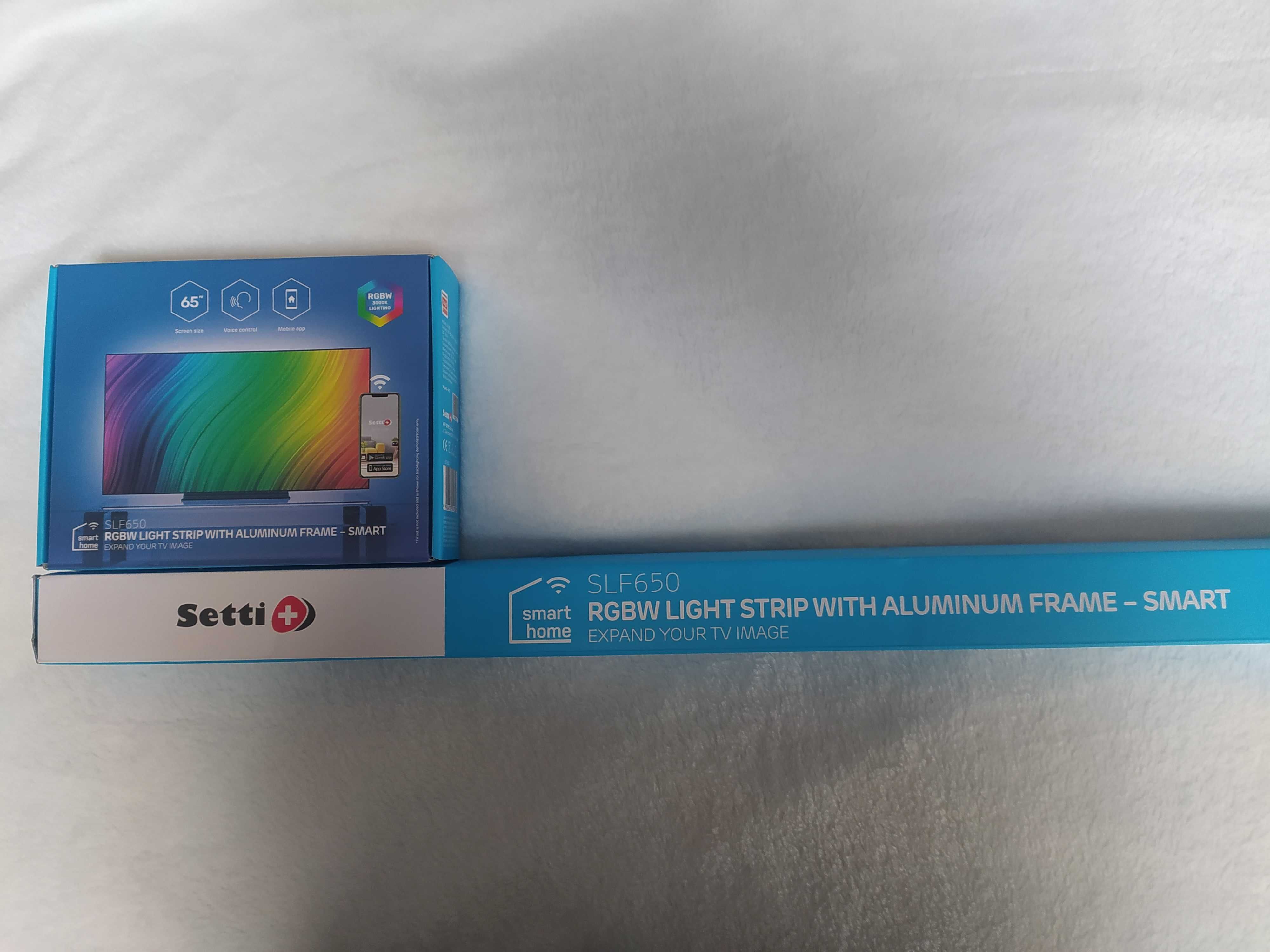 Ramka LED SETTI+ SLF650 z taśmą do telewizora 65" 4.2m Wi-Fi GWARANCJA