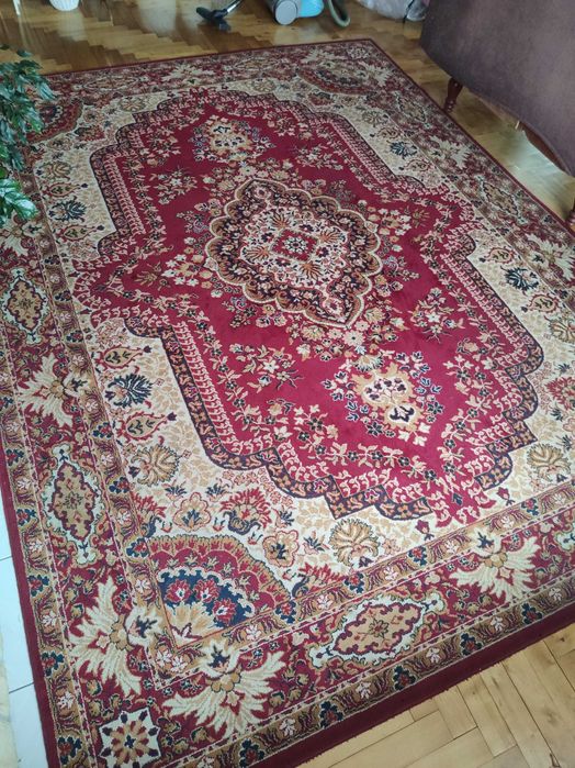 Dywan duży wełniany 330x250cm marka Dywilan oryginał, idealny stan