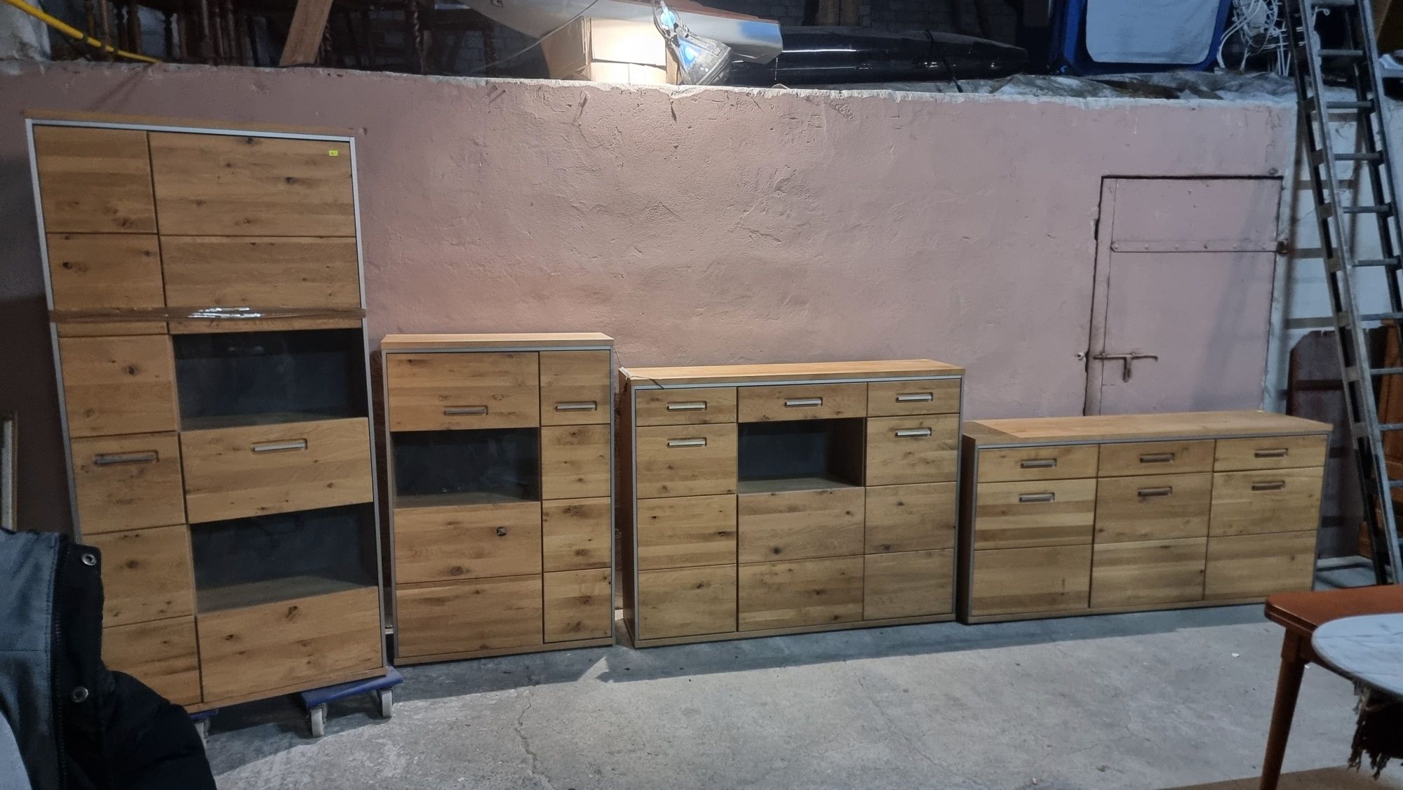 Komplet nowoczesnych mebli dębowych Espero Duo