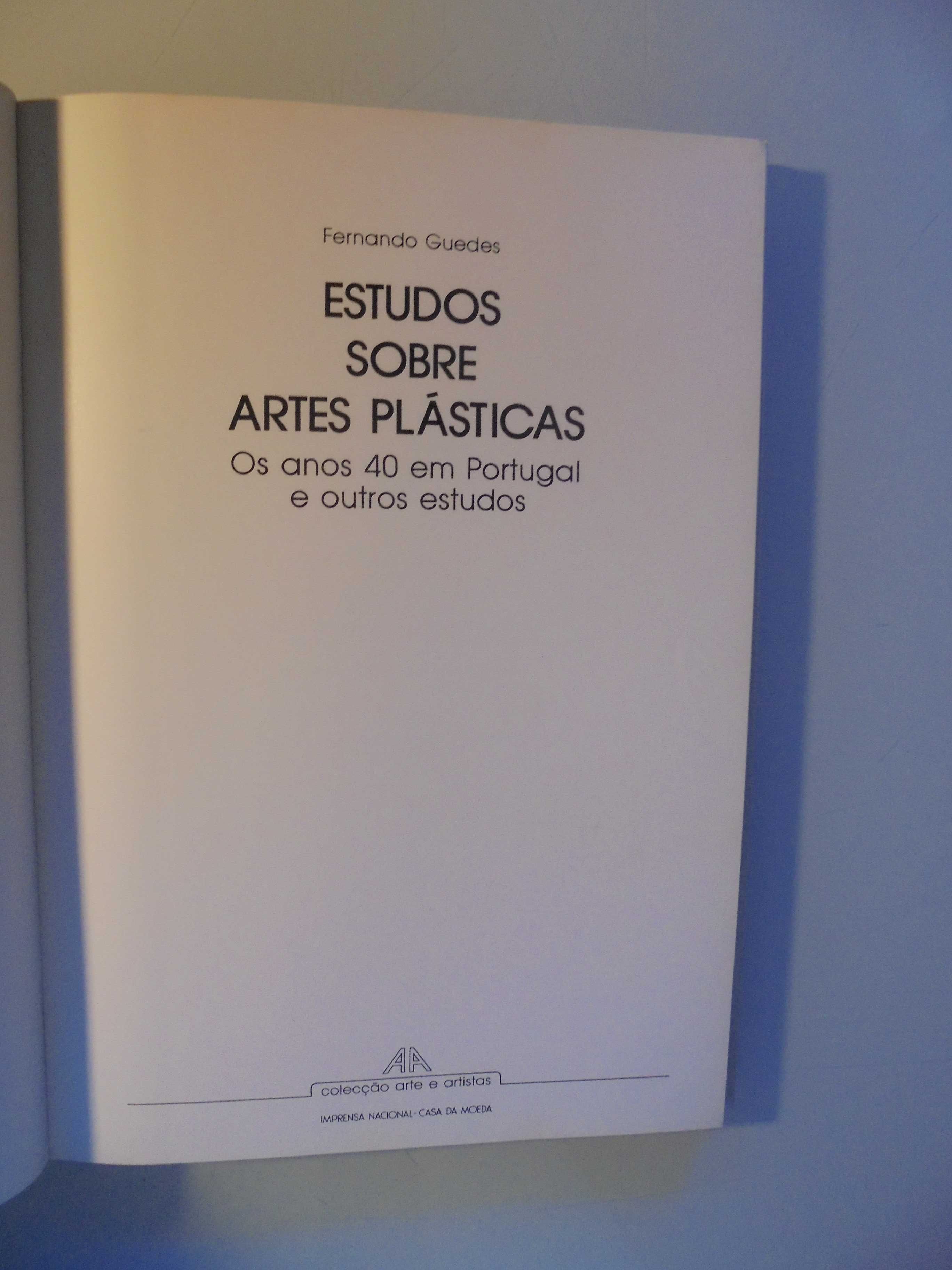 Guedes (Fernando);Estudos Sobre Artes Plásticas-Os Anos 40