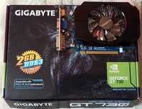 Видеокарта-Gigabyte Geforce GT730 ddr3 2gb 128 bit - б\у - под ремонт