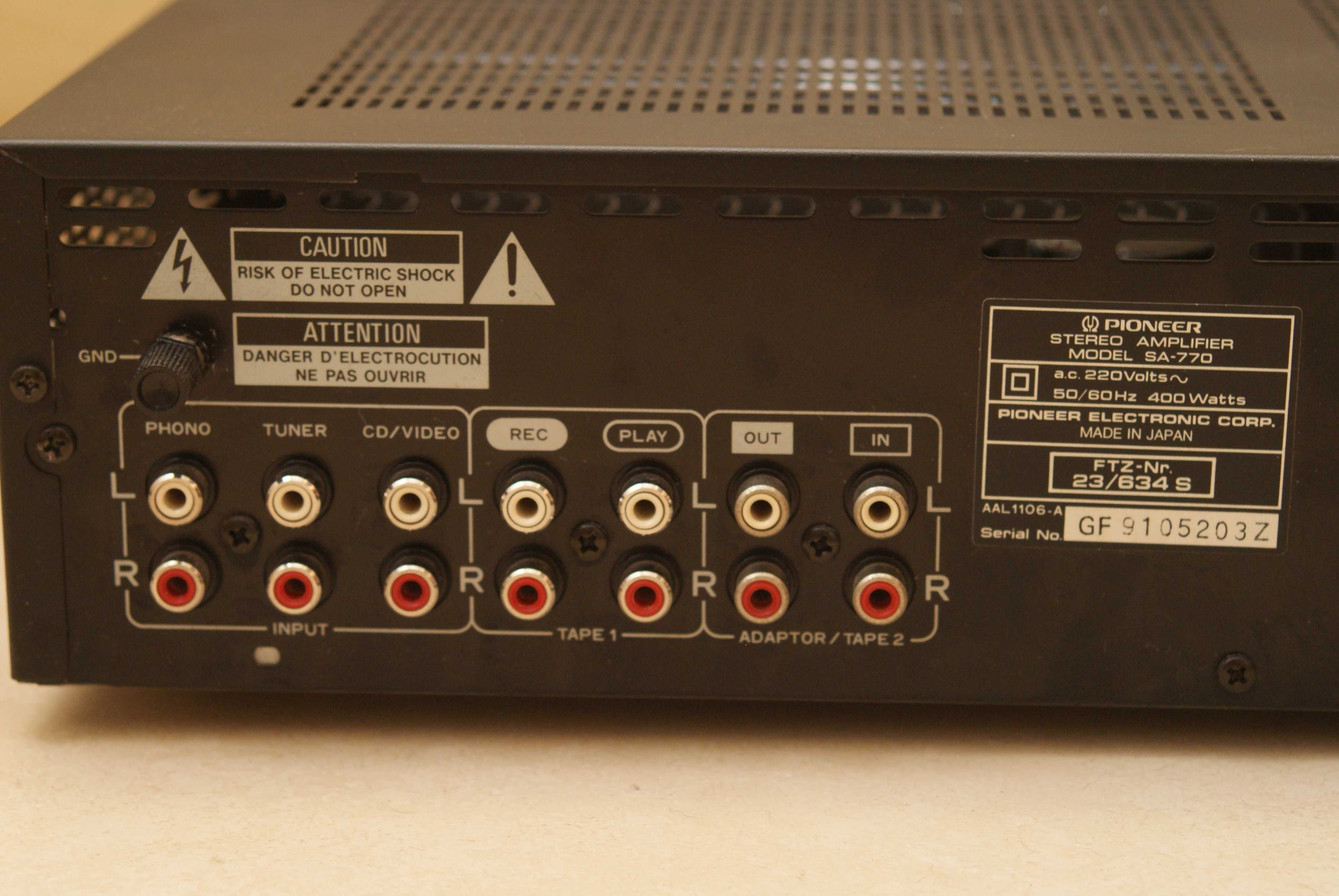Wzmacniacz Pioneer SA-770