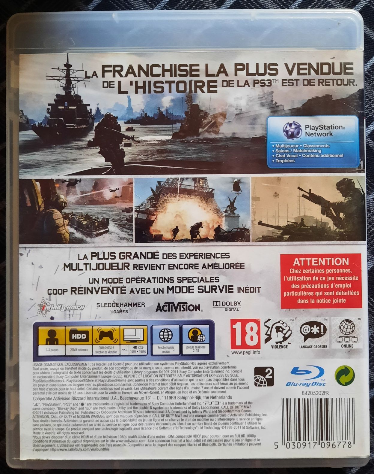 Call of duty para ps3