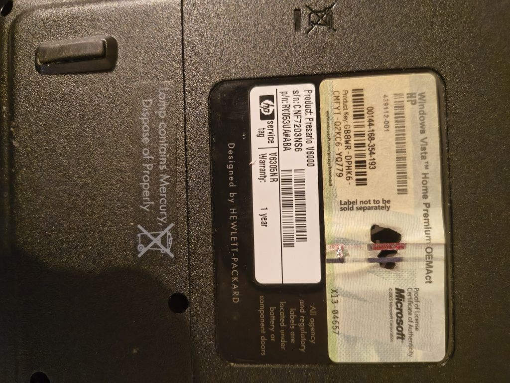 Compaq komputer laptop