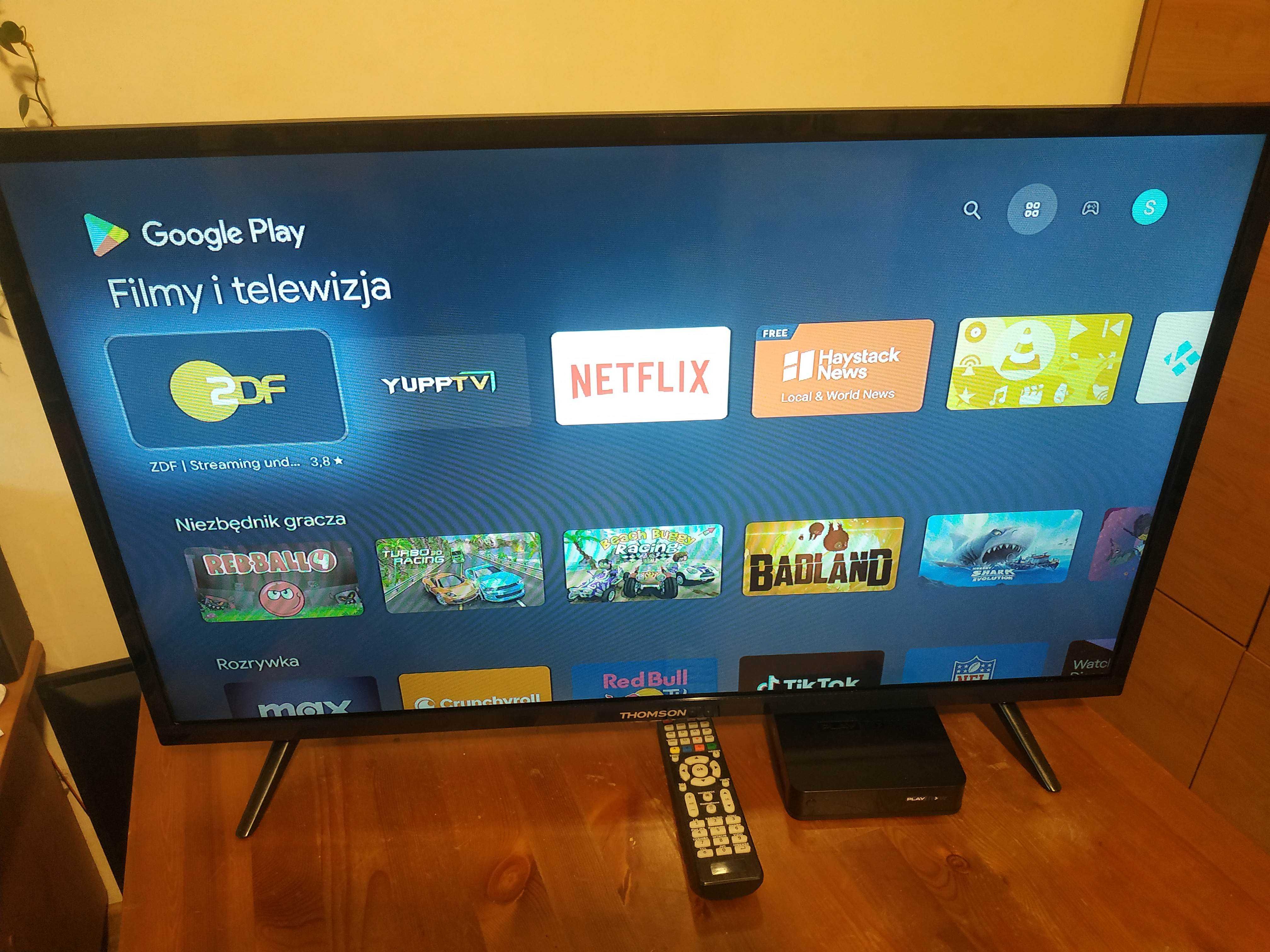TV 32" Thomson + Smart TV dekoder Wifi Android Netflix YouTube Dvbt2