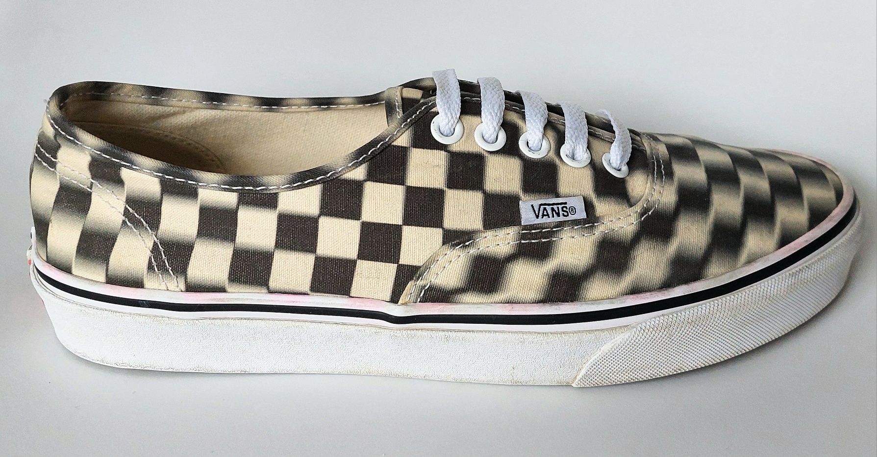 Buty Vans Authentic Blur Check roz.42 Checkerboard trampki