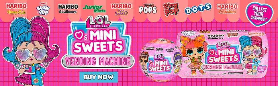 ЛОЛ капсула Торговый автомат LOL Surprise Loves Mini Sweets Series 3