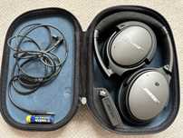 Słuchawki Bose QC25 z adapterem Bluetooth, etui, kabel