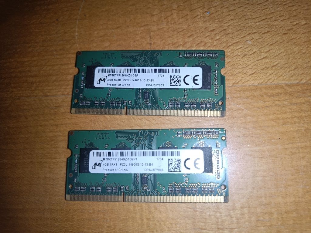 Озу оперативна пам'ять для ноутбуків DDR3, DDR3L 2gb, 4gb