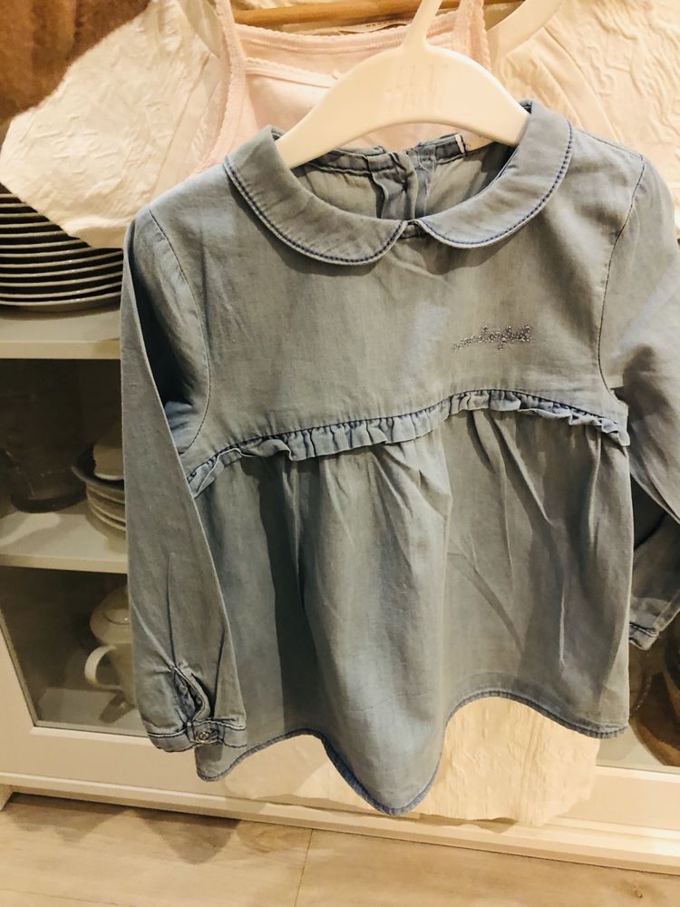 Zestaw/ Sukienka Zara, tunika, body - rozm. 98- 2/3 latka