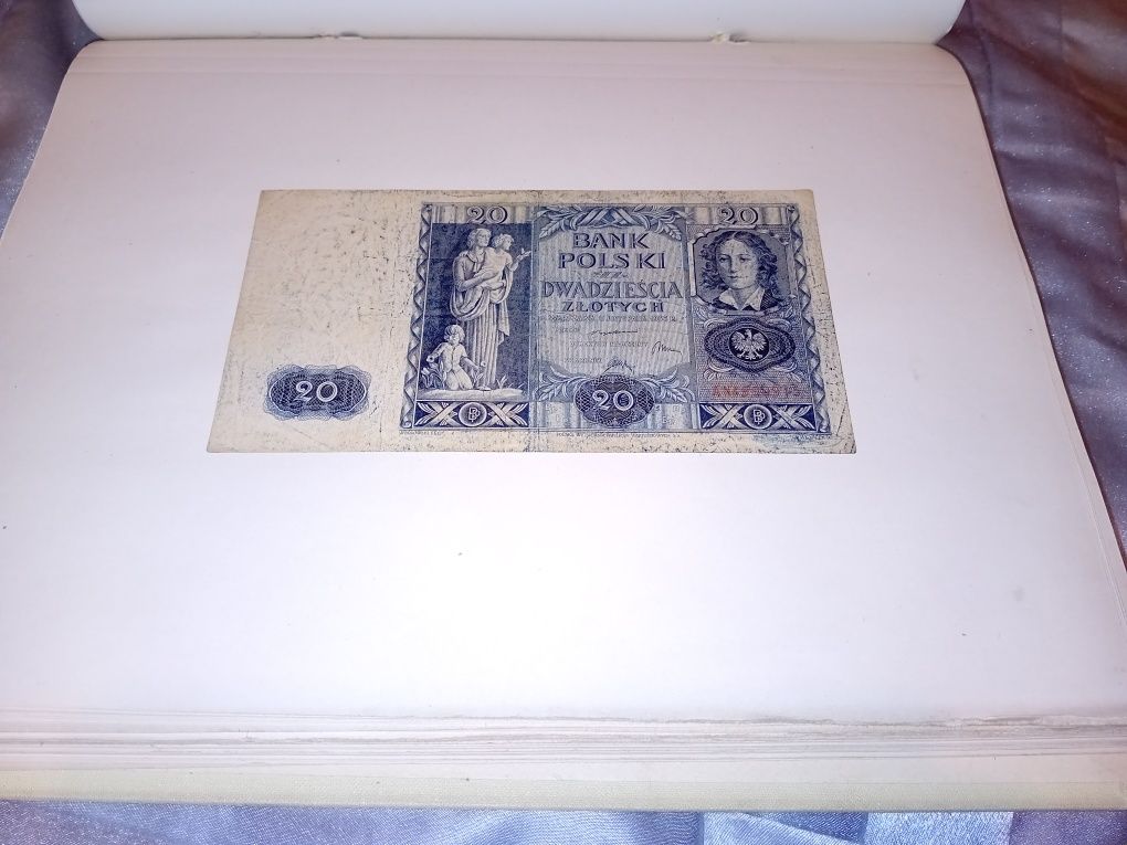 20zł z 1936roku bardzo stary banknot