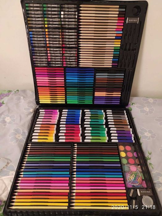 MEGA 288 el. Zestaw Do Malowania Artystyczny Plastyczny Dla Dzieci