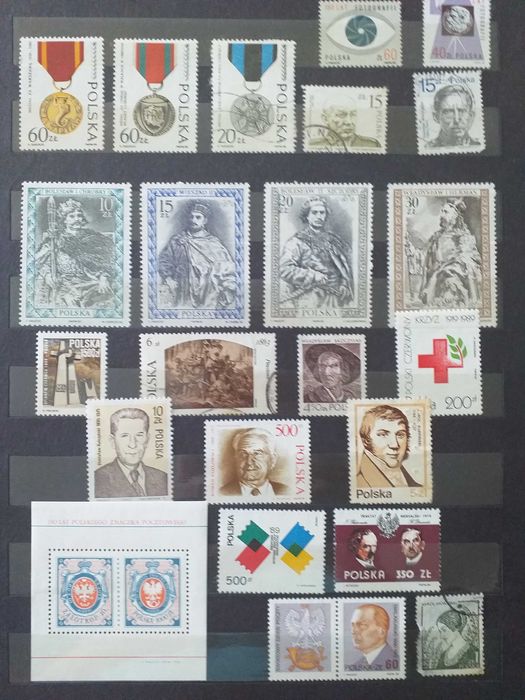 Znaczki min. królów