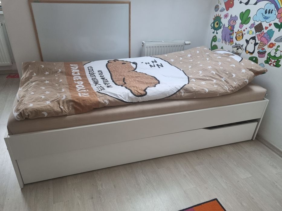 Łóżko dziecięce / młodzieżowe 90x200, białe