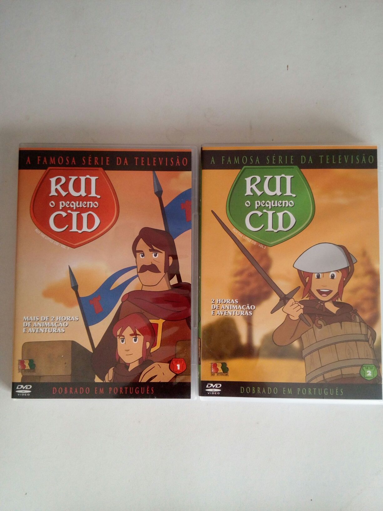 5 DVD "Rui, o pequeno Cid" Colecção completa