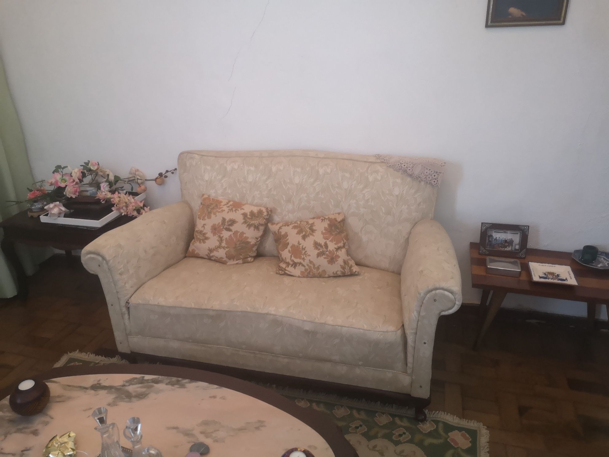 Conjunto de sofás e poltronas