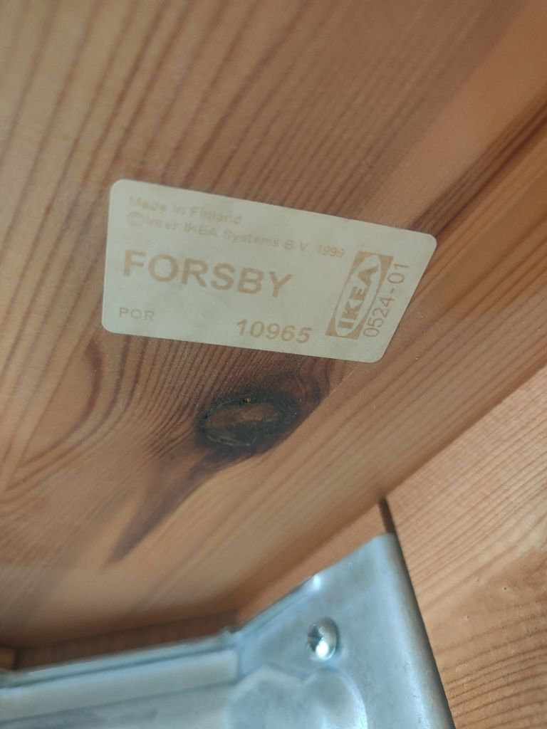 Zestaw Ikea Forsby 4 krzesła +stół