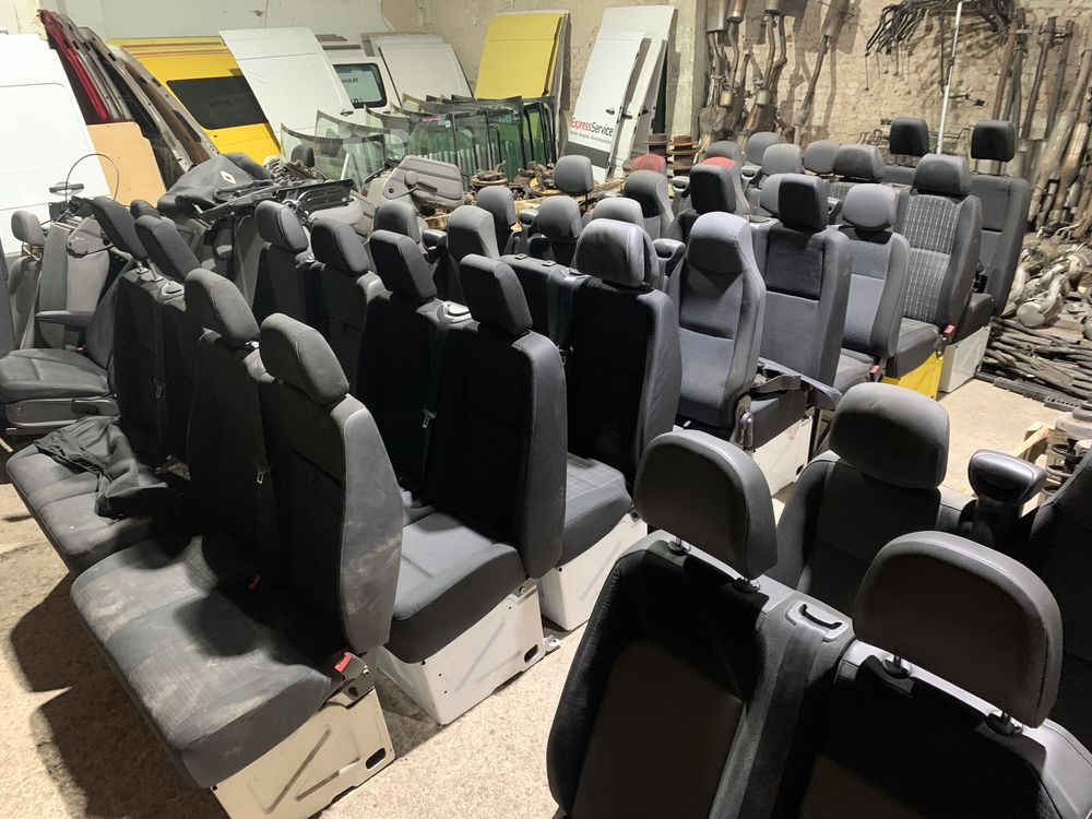 Сидіння пасажирське двойне Mercedes Sprinter 906 907 Crafter Master 3