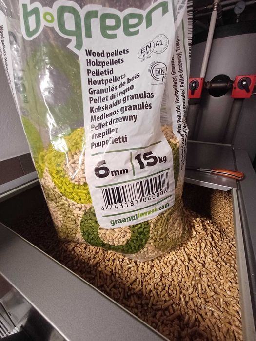 PELLET B- GREEN Certyfikowany A1 EN plus DIN plus Dostawa Gratis SOSNA