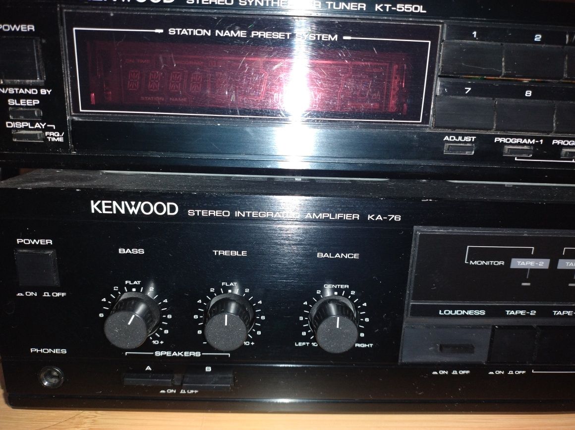 Wieża Kenwood + zmieniarka 5 cd