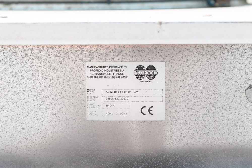 Skraplacz chłodniczy PROFROID model AL62 2MS3 12/16P-GV