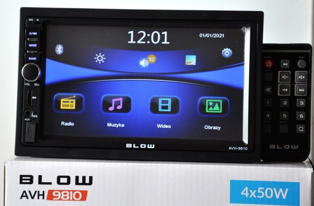 Radio Samochodowe BLOW 2DIN USB SD Mirror Link Ekran 7' MP5 MP3 RDS