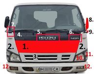 ISUZU NQR 71 Исузу Капот