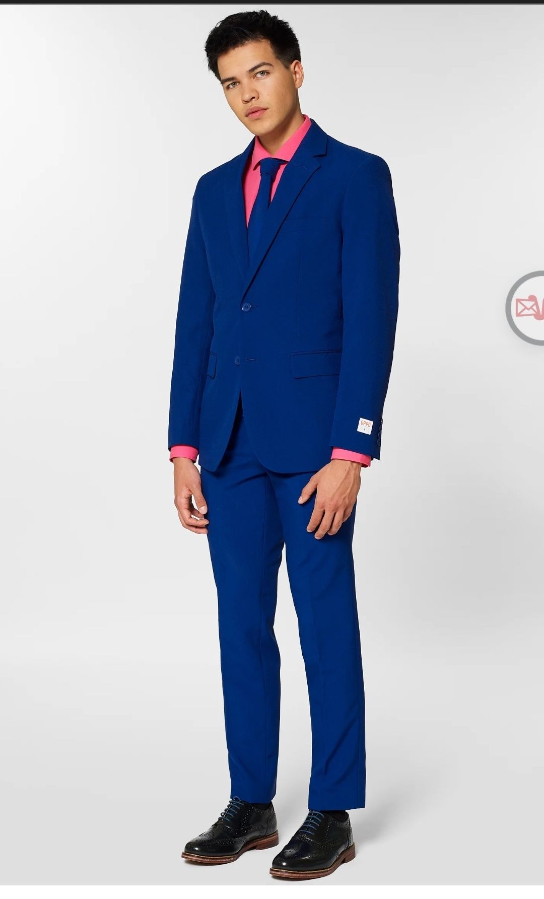 OppoSuits 56 rozm. Modne, imprezowe garnitury męskie w jednolitym kolo