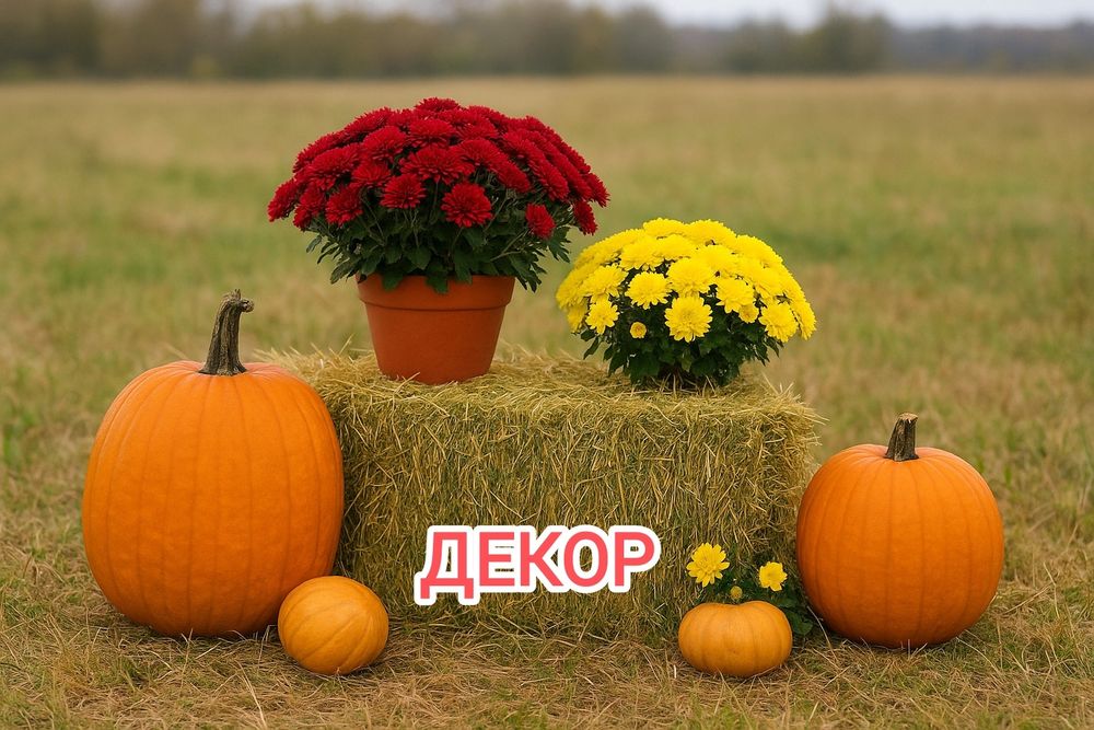 ДЕКОР  2025р. СІНО в тюках від 1 шт. ДЕКОР.  ДОСТАВКА