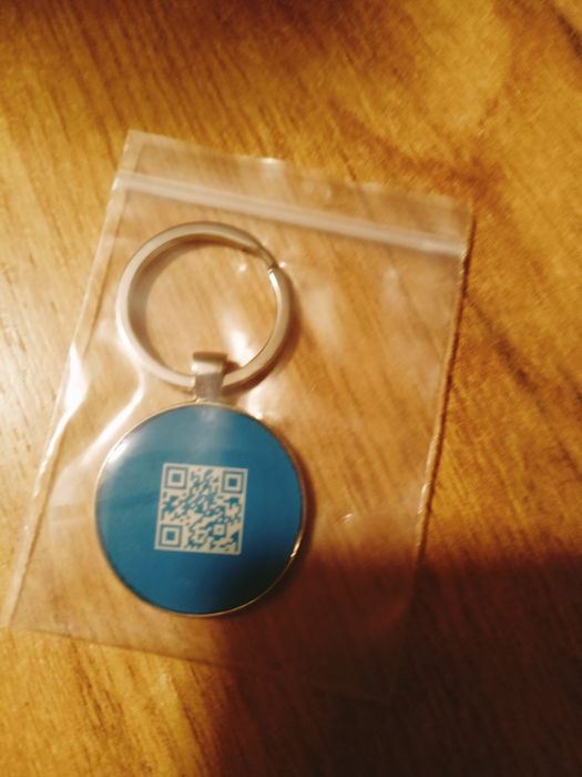 Breloczek z kodem QR dla psa