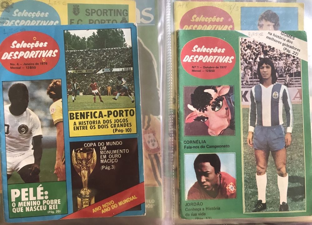 Revista - Selecções Desportivas Futebol Nacional anos 70 e 80