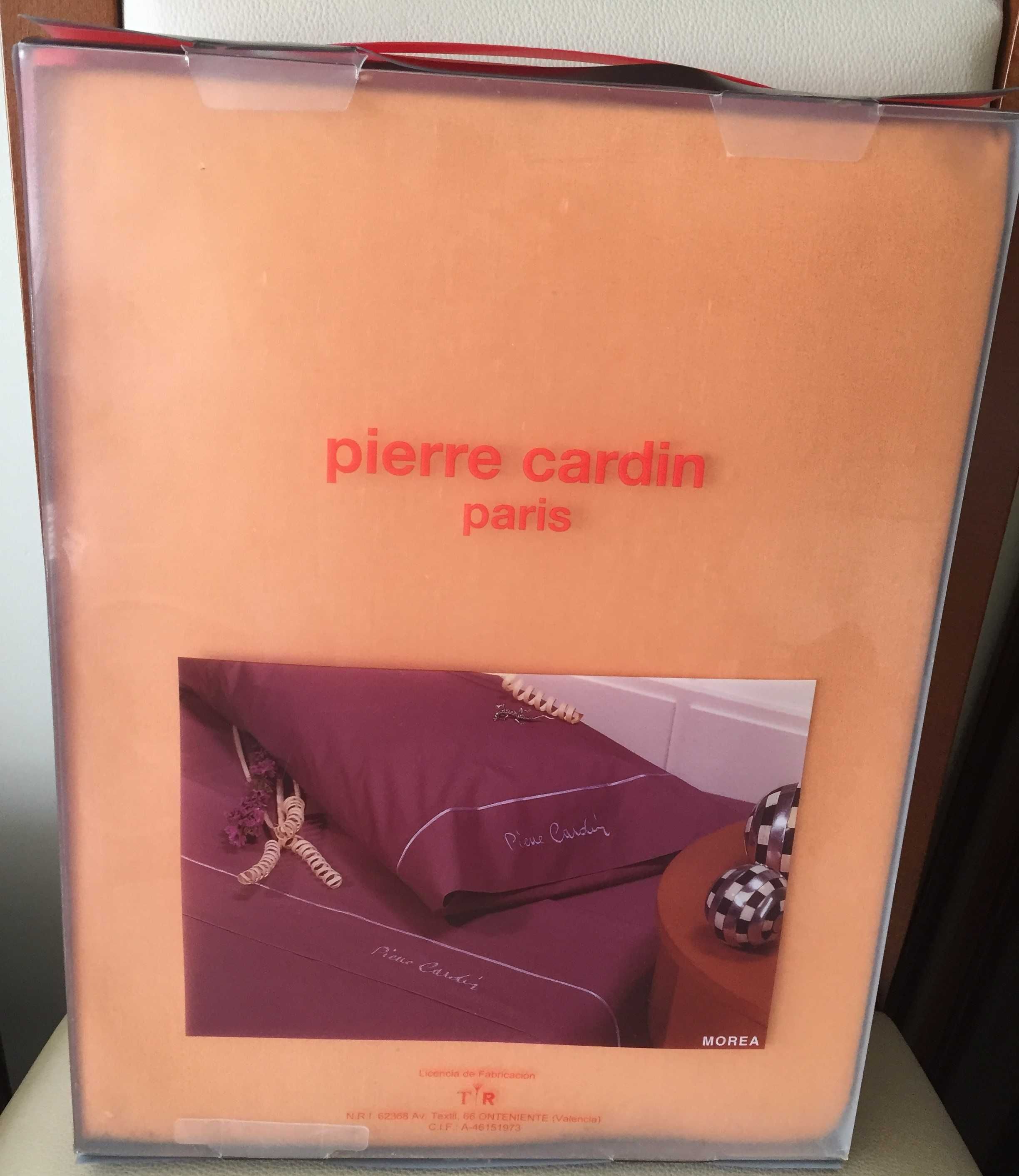 Pierre Cardin - Jogo de Cama - Lençóis de cor Laranja
