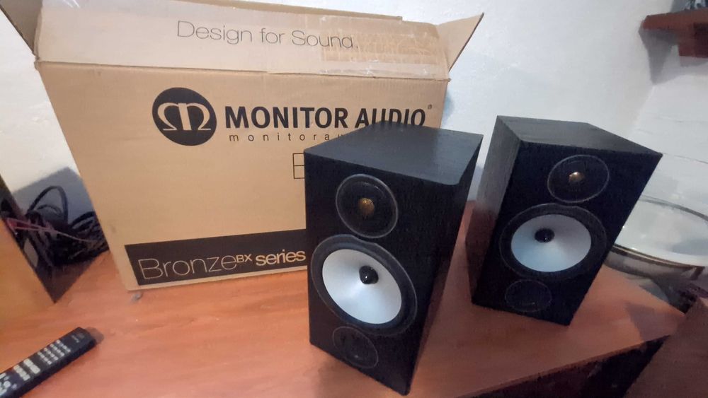 Sistema Colunas+Receiver Monitor Audio+Pioneer