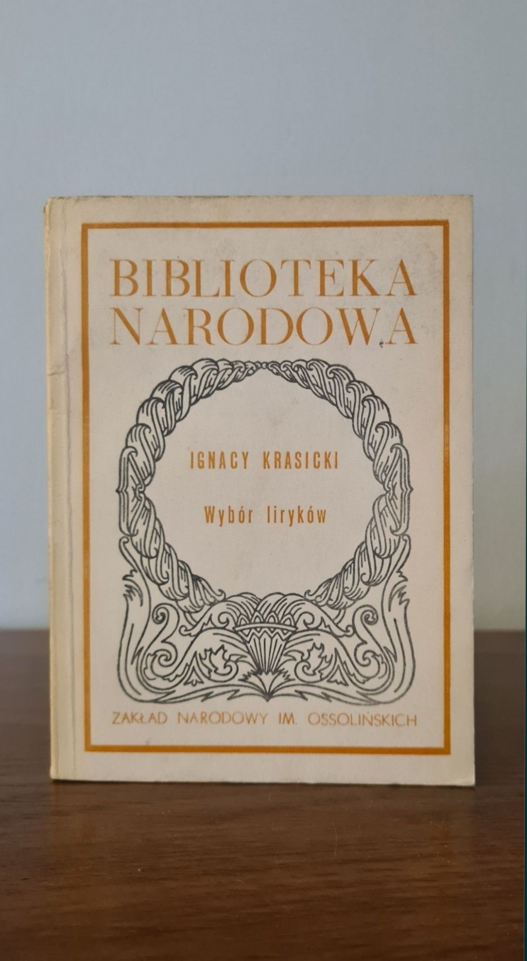 Wybór liryków - Ignacy Krasicki. Biblioteka Narodowa