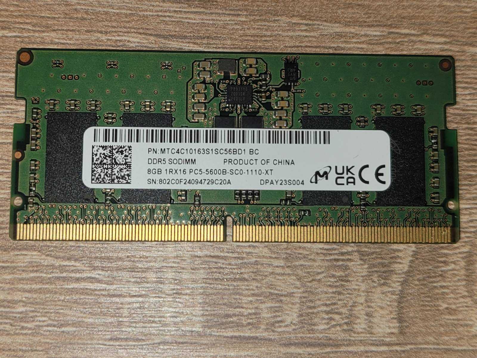 Оперативна пам'ять Місron | DDR5 | 8gb | 5600mhz