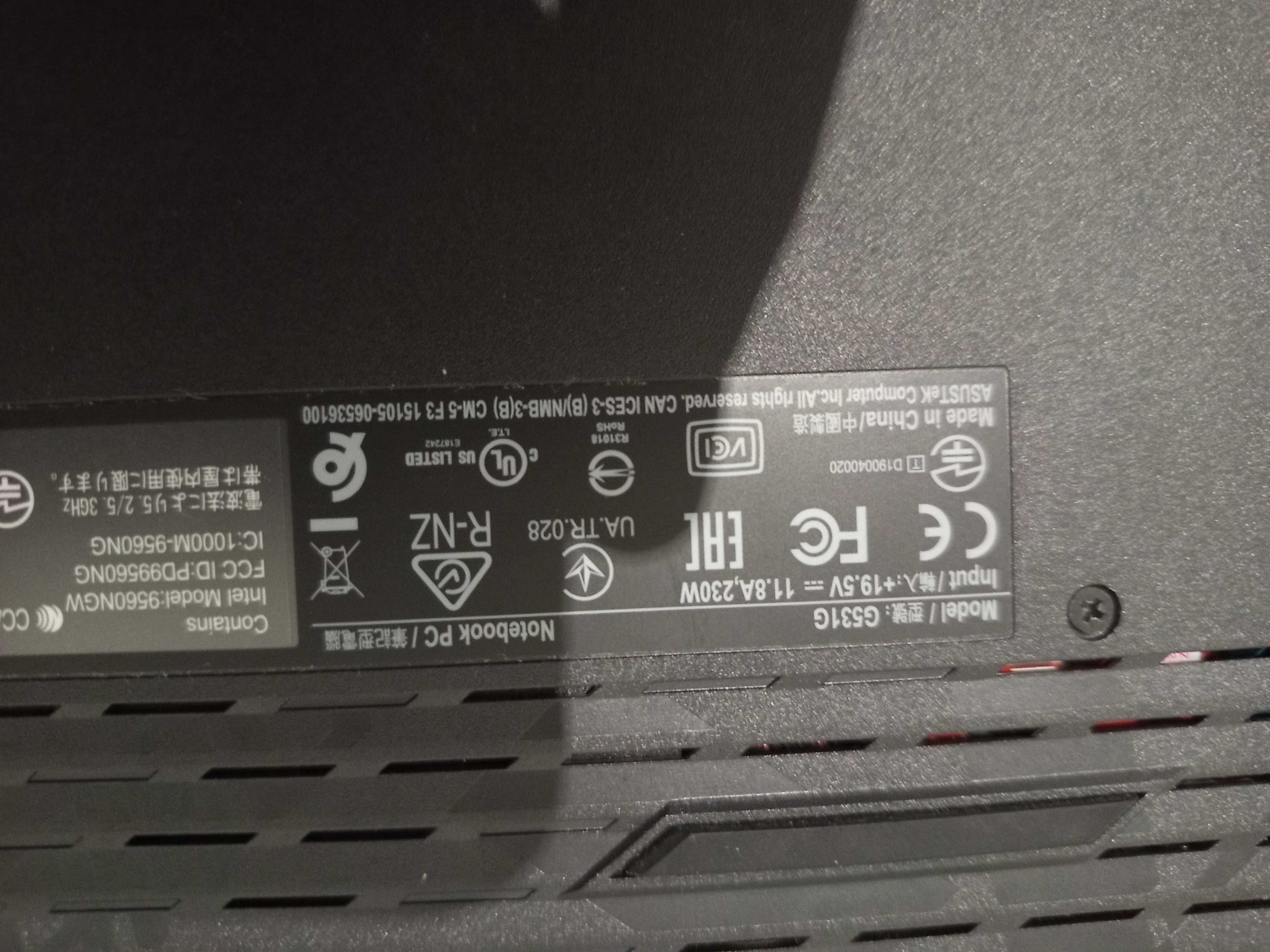 PC portátil  Gaming ROG