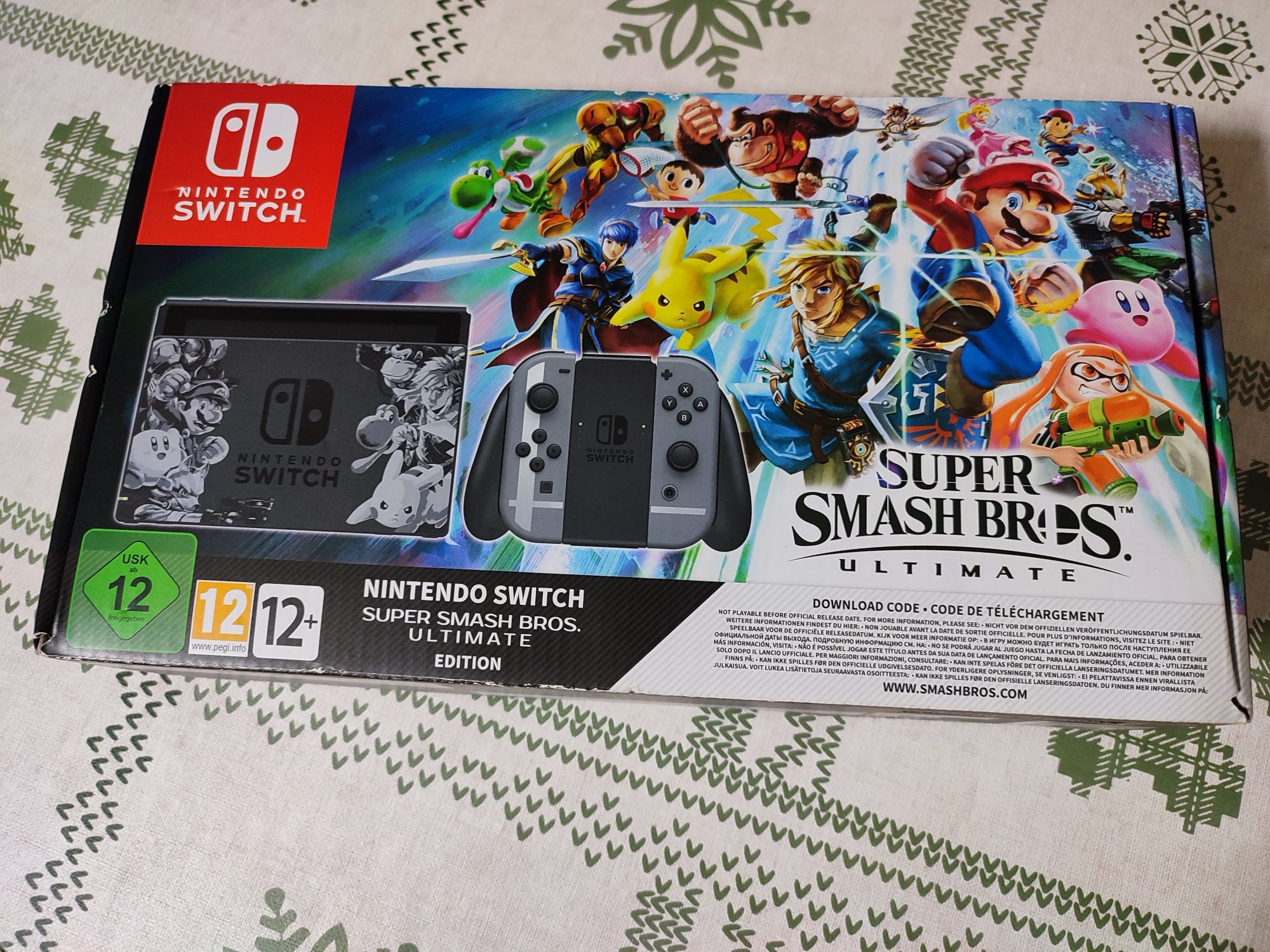 Nintendo Switch Edição Especial Smash Bros