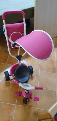 Triciclo Baby Balade Plus Rosa da Smoby