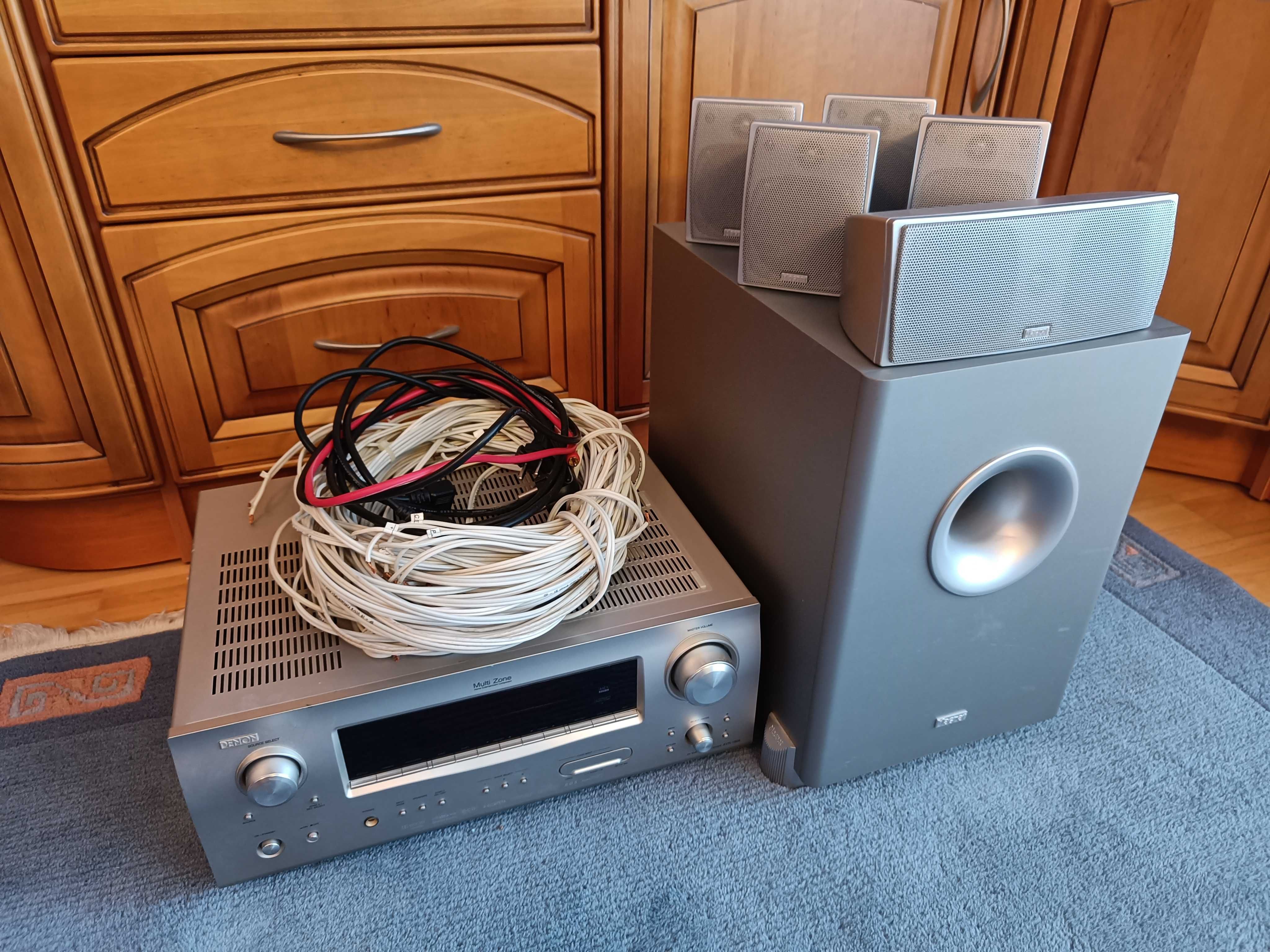 Kino domowe: Amplituner Denon AVR-1909 + subwoofer i głośniki Magnat