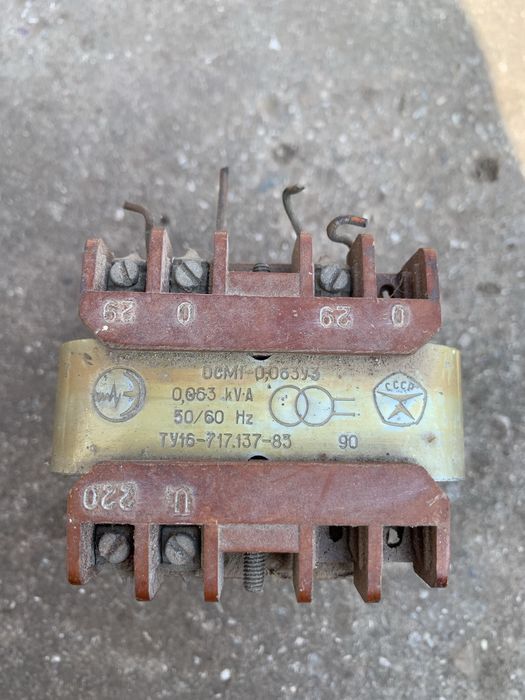 Трансформатор напруги ОСМ-0.063 220/5-220