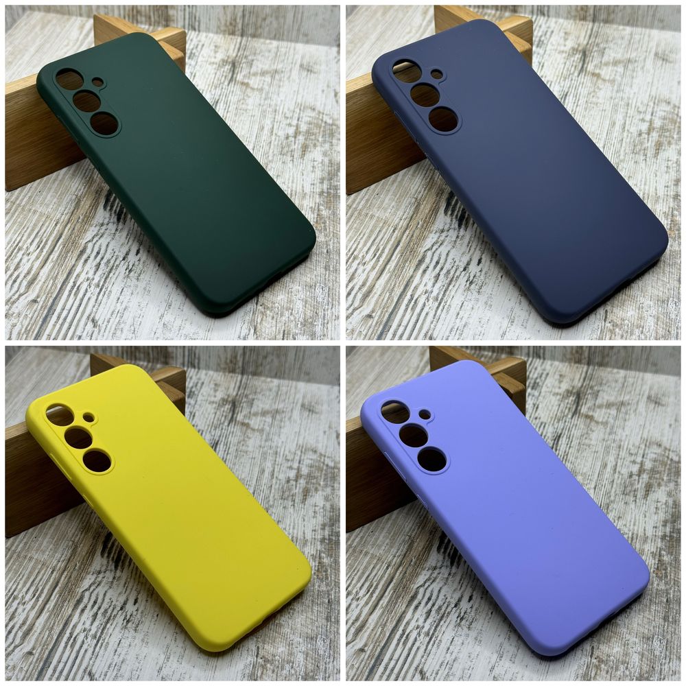 Не пачкаются! Чехол софттач Silicone Case на Samsung A35/ A55/S24 FE
