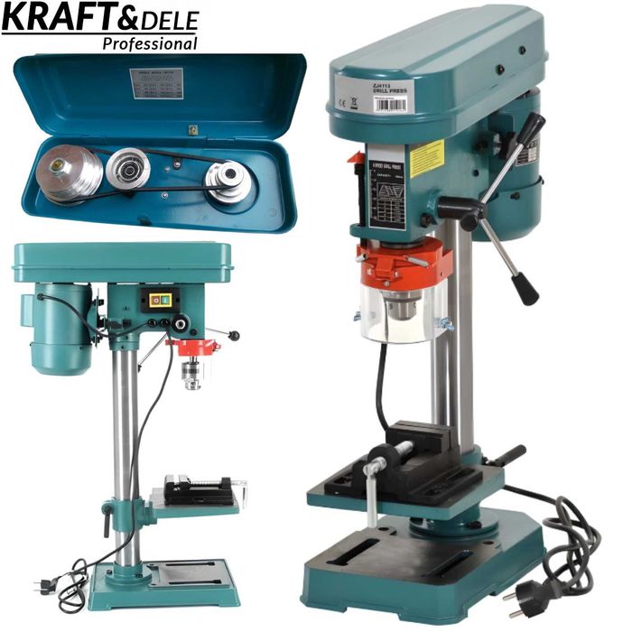 KRAFT&DELE Wiertarka Kolumnowa Stołowa 1450w 2700rpm Wiercenia KD513