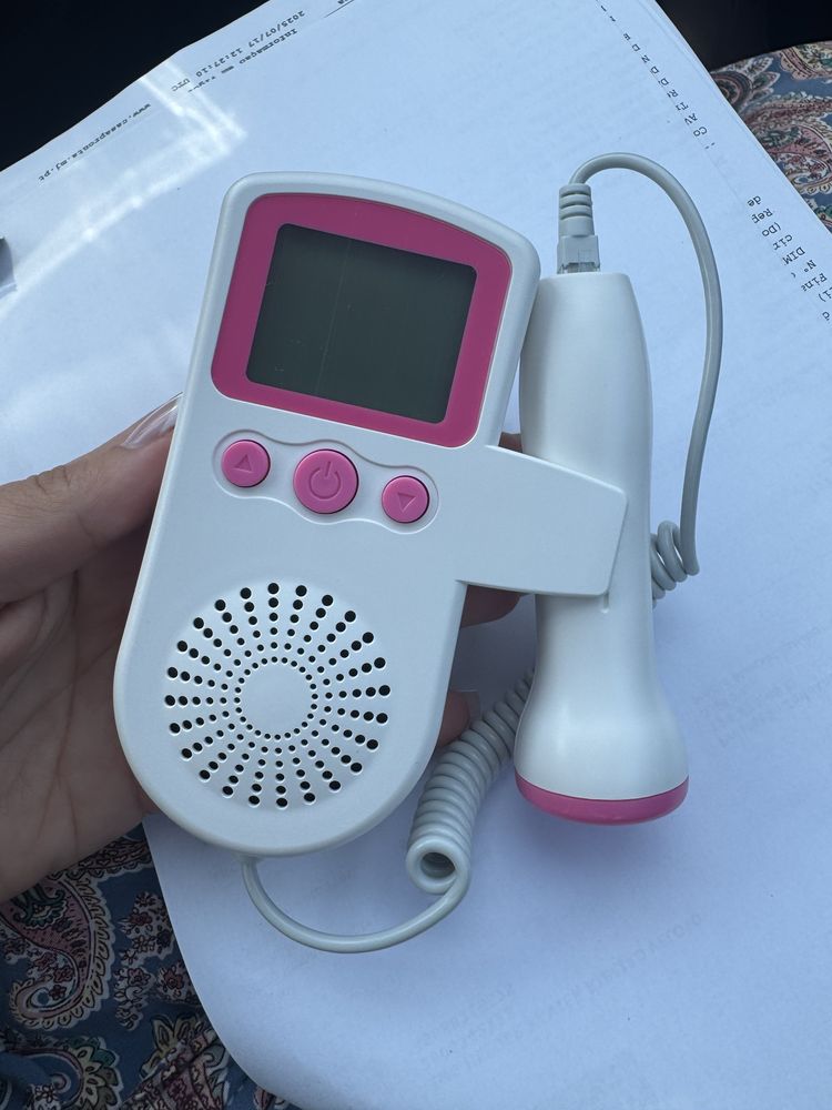Doppler fetal ouvir coração bebé