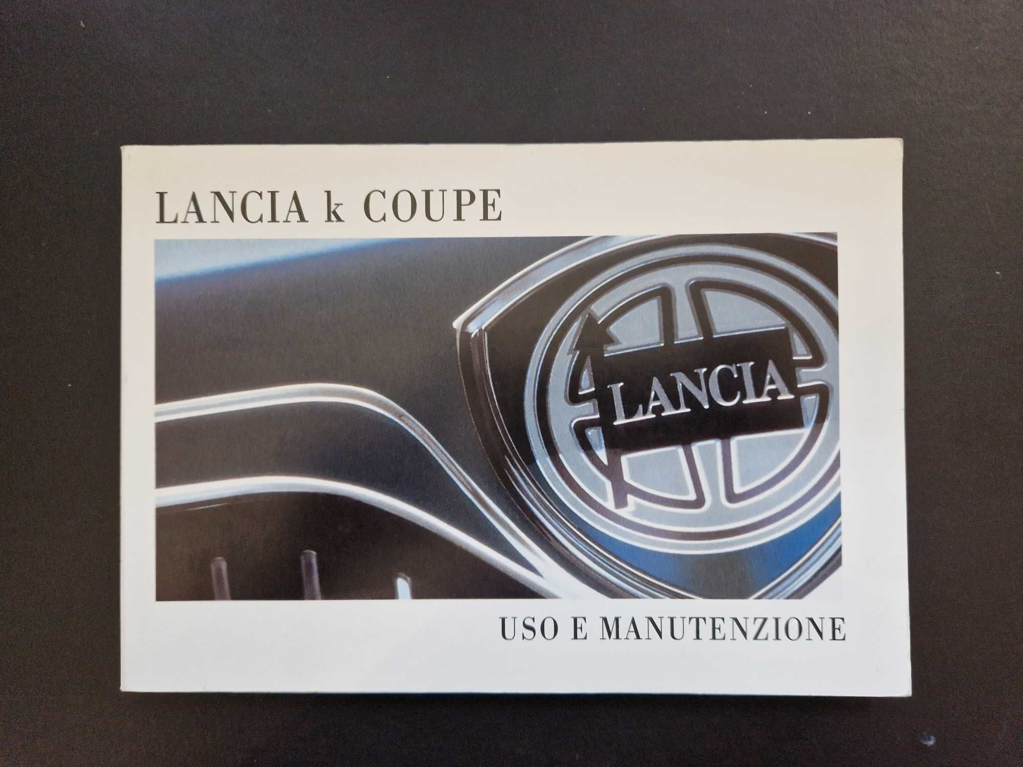 Lancia Kappa Coupe instrukcja obsługi - język włoski