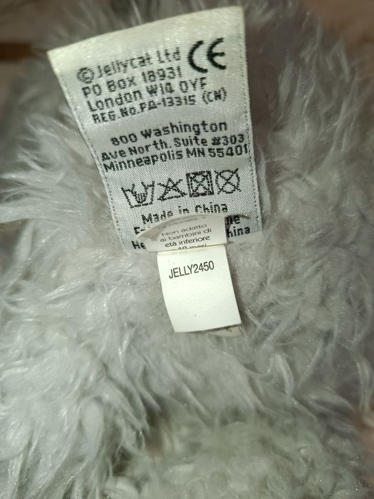 Мягкая игрушка ангорский слон Эван Jellycat Jelly cat Evan